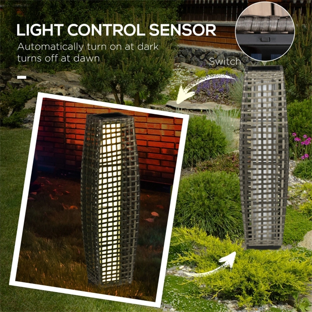 Solar Outdoor Street Light - Weatherproof Powered Lamp for Garden Driveway Pathway, AS Series view 5