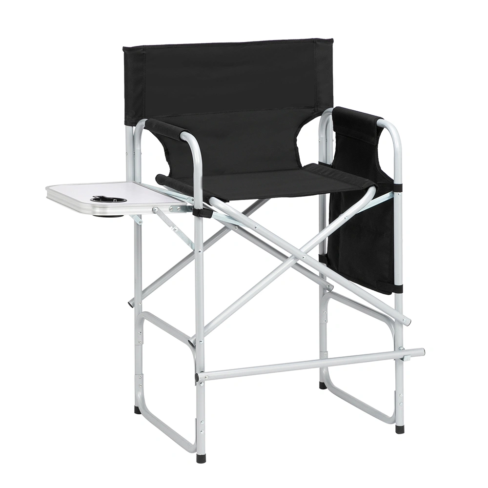 Silver White Iron Pipe Black Cloth Surface Plastic Sprayed Iron Round Pipe Director's Chair 103*60*499cm 120kg Without Carrying Bag view 18