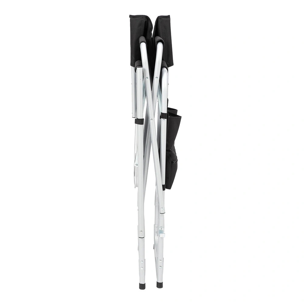 Silver White Iron Pipe Black Cloth Surface Plastic Sprayed Iron Round Pipe Director's Chair 103*60*499cm 120kg Without Carrying Bag view 24