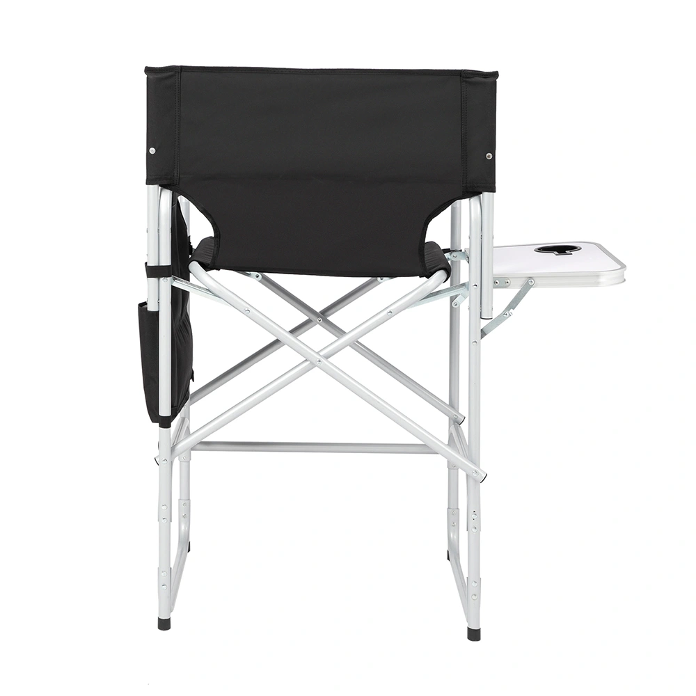 Silver White Iron Pipe Black Cloth Surface Plastic Sprayed Iron Round Pipe Director's Chair 103*60*499cm 120kg Without Carrying Bag view 5