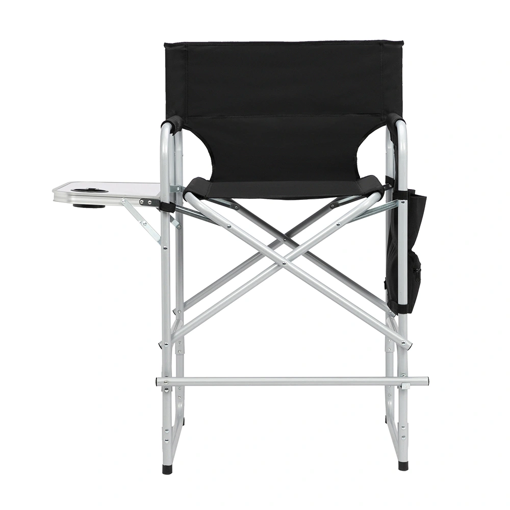 Silver White Iron Pipe Black Cloth Surface Plastic Sprayed Iron Round Pipe Director's Chair 103*60*499cm 120kg Without Carrying Bag view 8