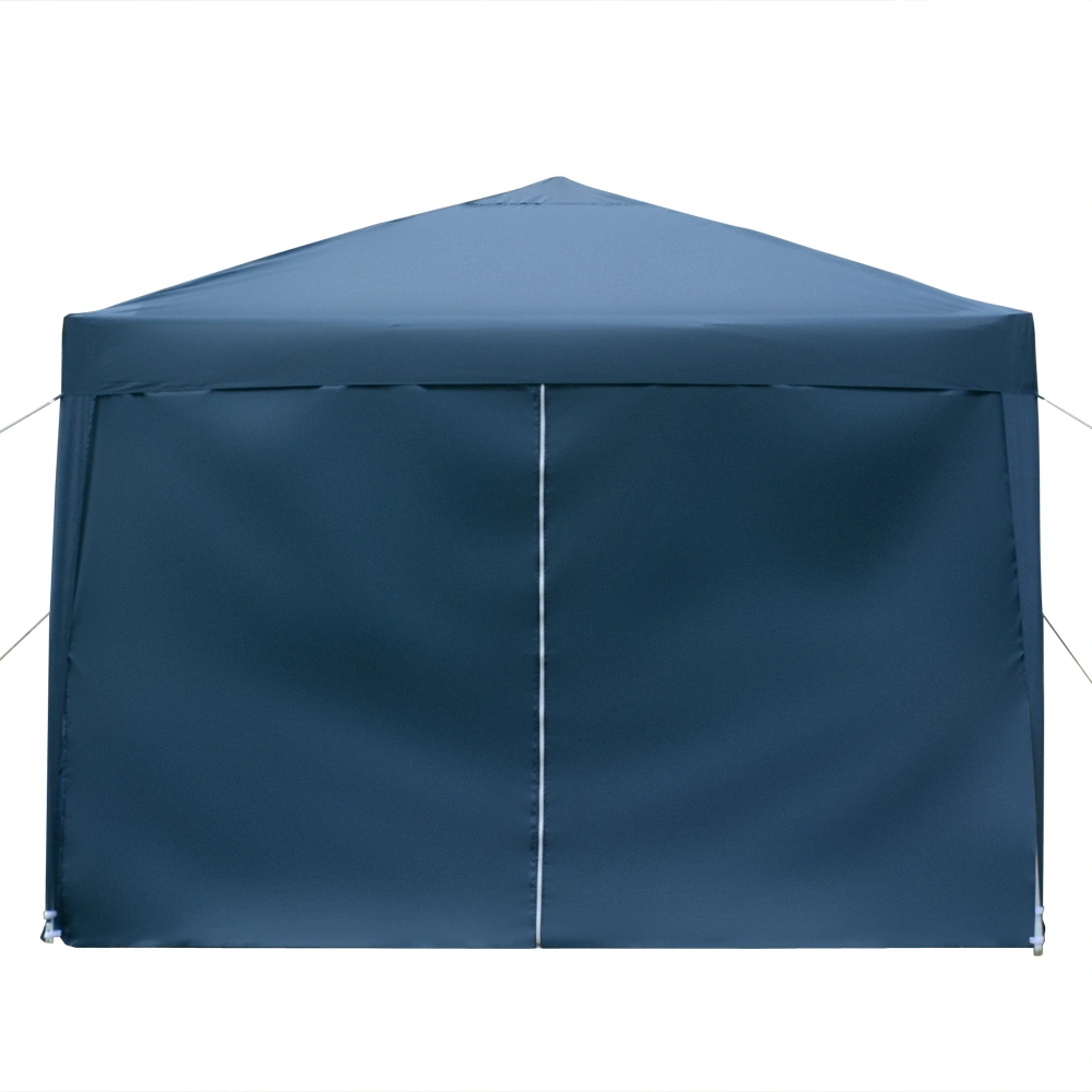 3 x 3m Two Doors & Two Windows Practical Waterproof Right-Angle Folding Tent Blue view 34