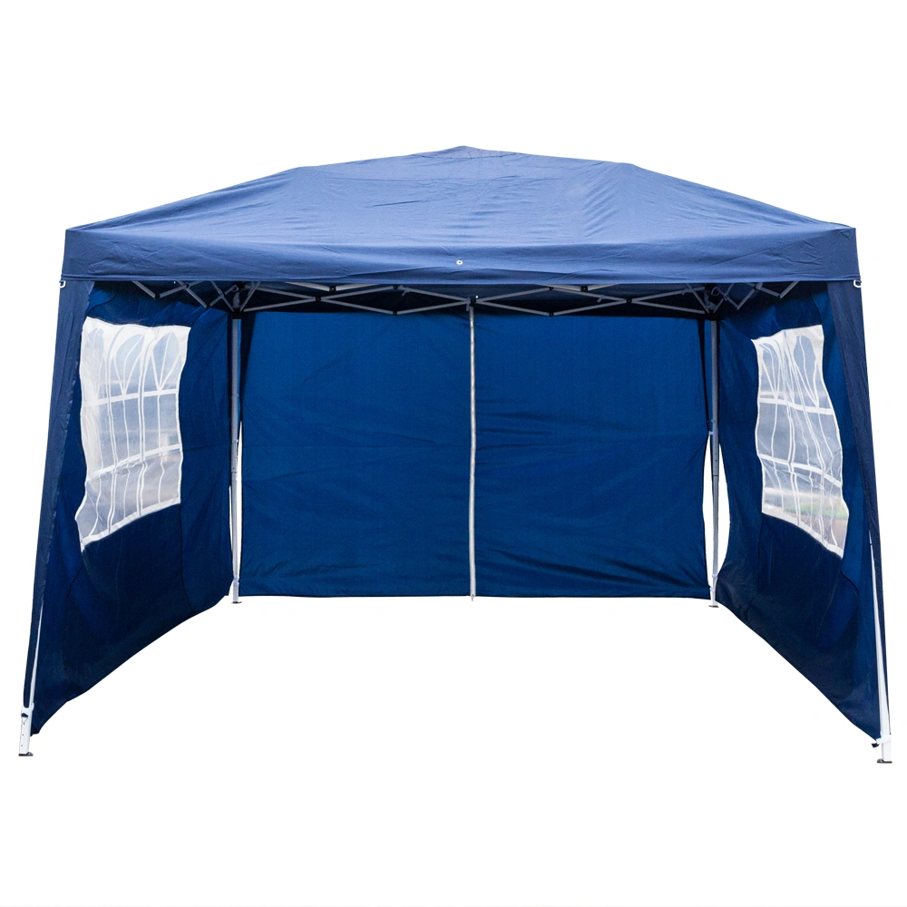 3 x 3m Two Doors & Two Windows Practical Waterproof Right-Angle Folding Tent Blue view 65