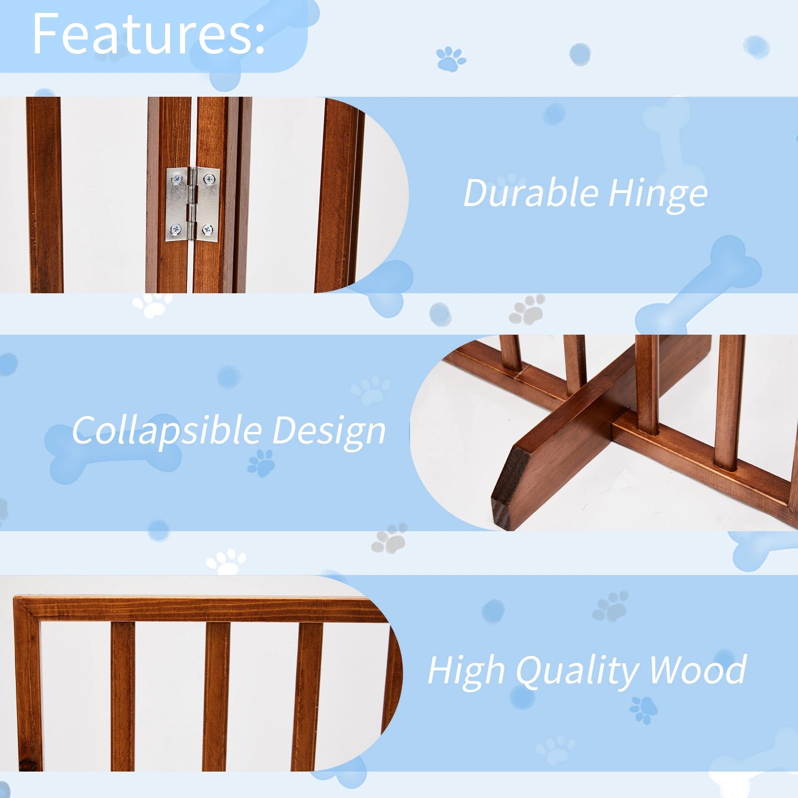 The Wooden Dog Fence Brown view 13