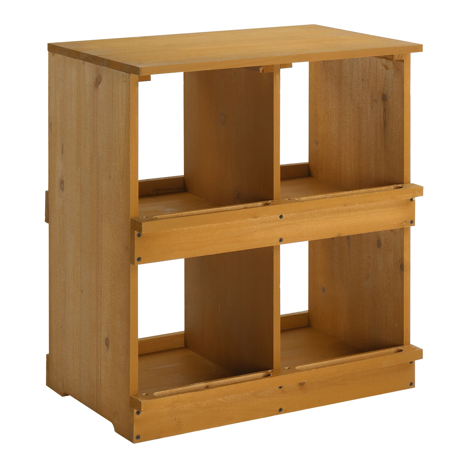 Nesting Boxes for Chickens, Wooden Chicken Nesting Box, Laying Eggs Nest Box for Chickens Hens Ducks, Yellow, 4 Compartments view 12