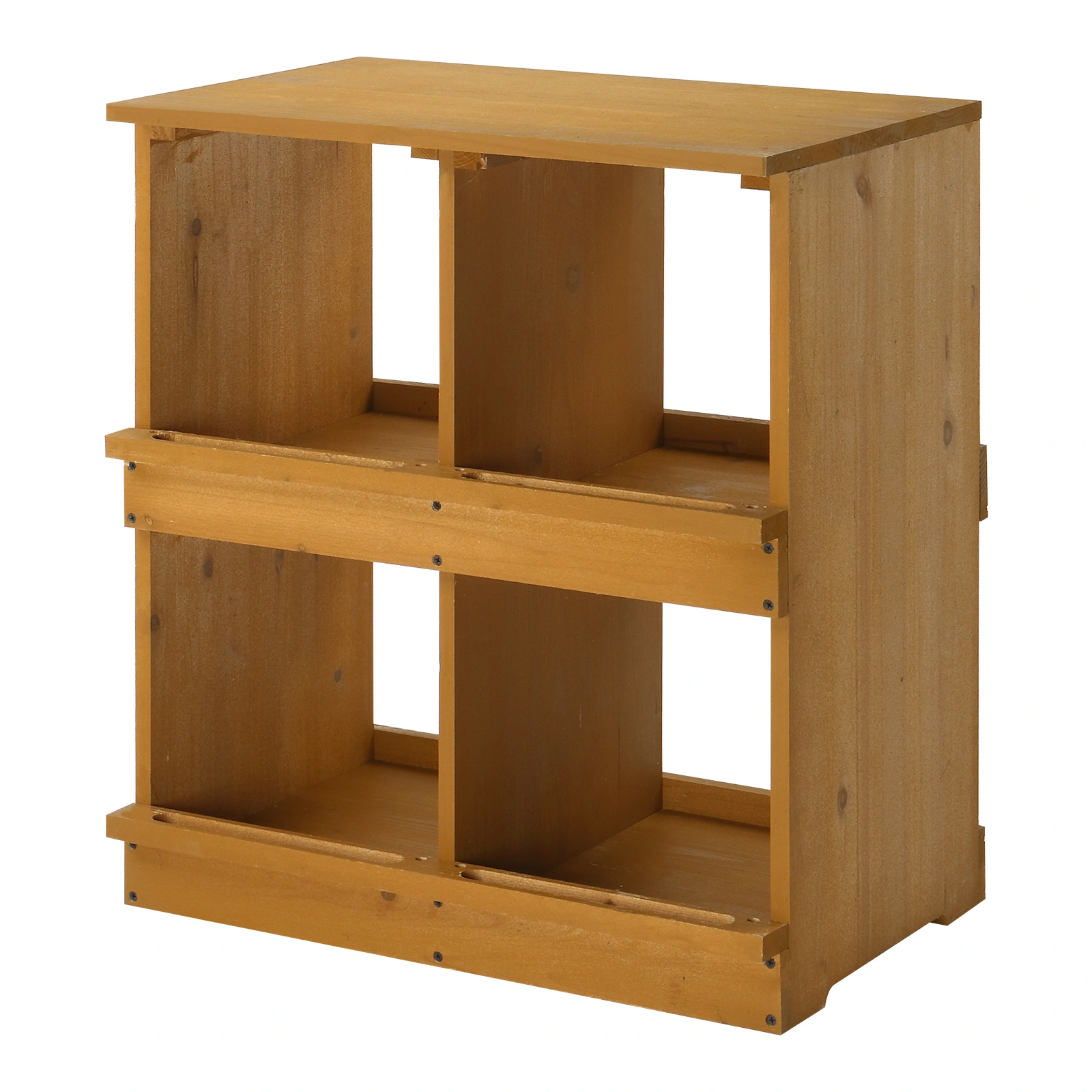 Nesting Boxes for Chickens, Wooden Chicken Nesting Box, Laying Eggs Nest Box for Chickens Hens Ducks, Yellow, 4 Compartments view 13