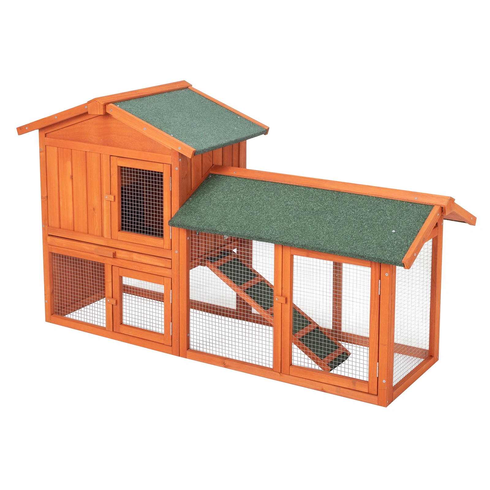 61 Inch Wooden Chicken Coop Hen House Rabbit Hutch Poultry Cage Habitat Same as 39333036