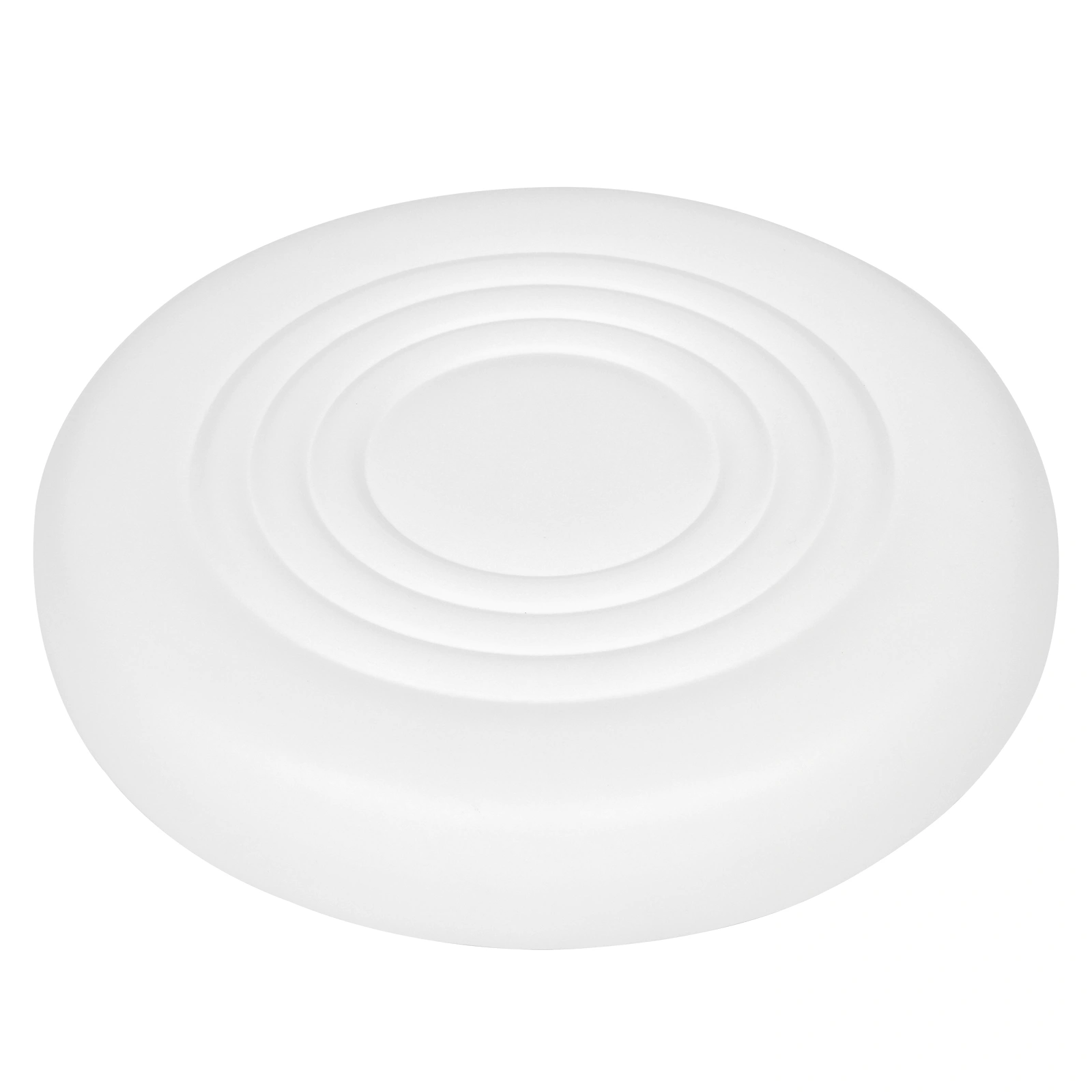 Round Stool with Lines Rotation Bar Stool White view 11