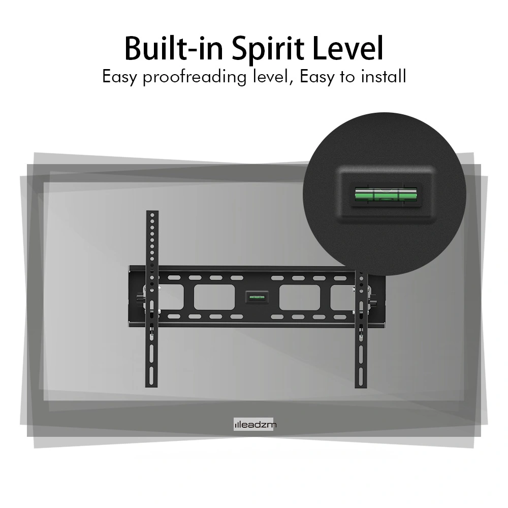 TMW600 32-70 Inch Flat Tilting TV Wall Mount Bracket with Built-in Spirit Level Full Motion view 4