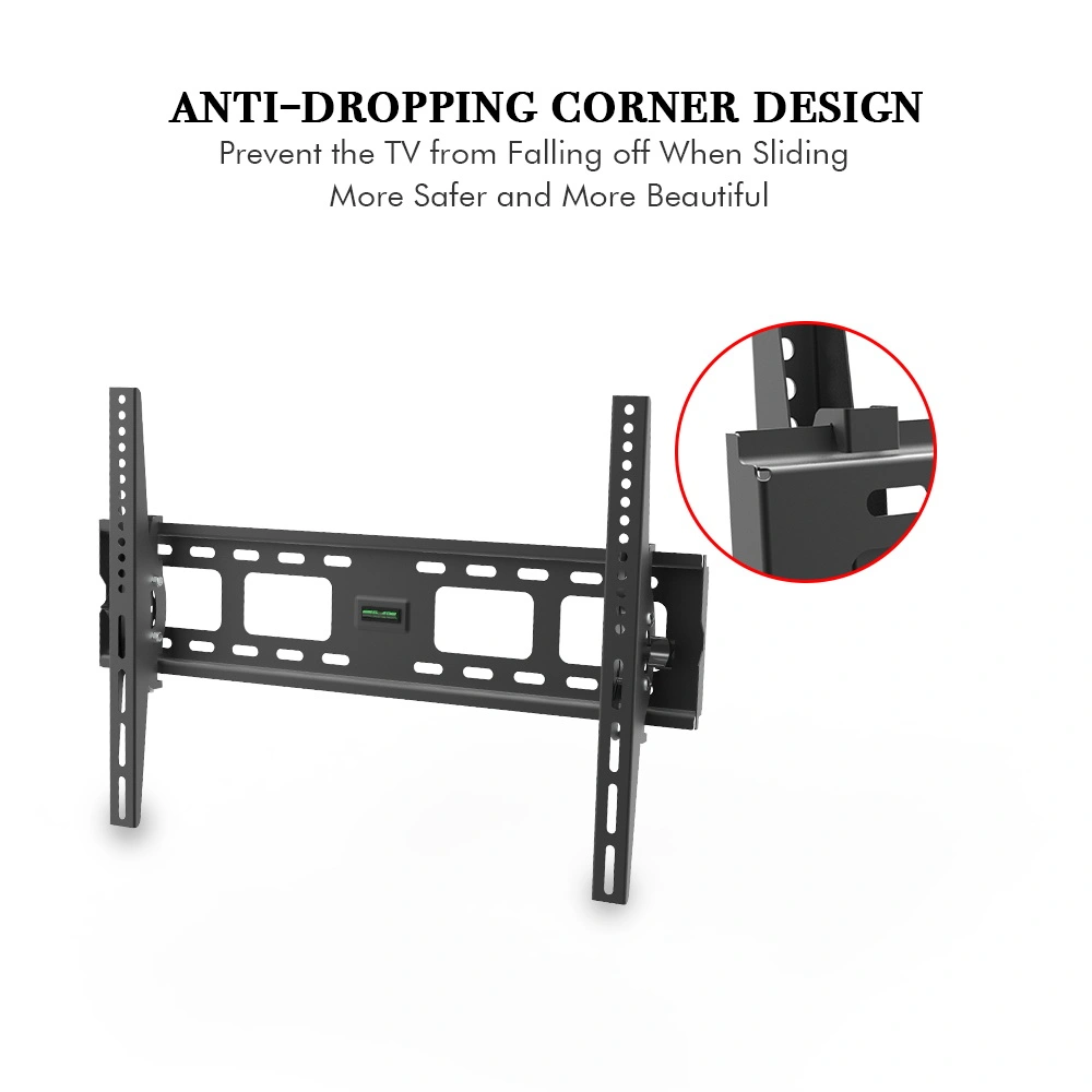 TMW600 32-70 Inch Flat Tilting TV Wall Mount Bracket with Built-in Spirit Level Full Motion view 7