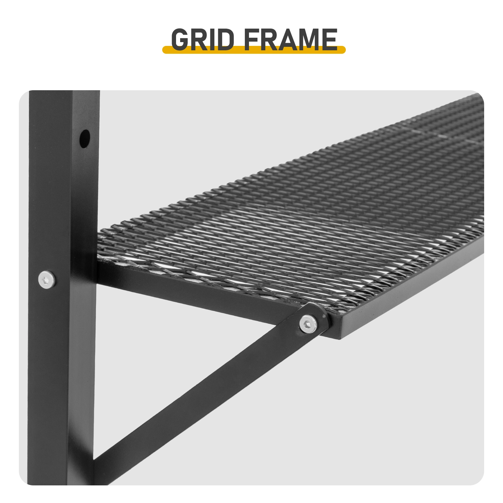 3.3x12.5FT Double Top Grill Gazebo, Dark Gray Polyester BBQ Canopy with Adjustable Side Sunshades, Black Powder Coated Folding Frame, Mesh Trays & Carry Bag view 10