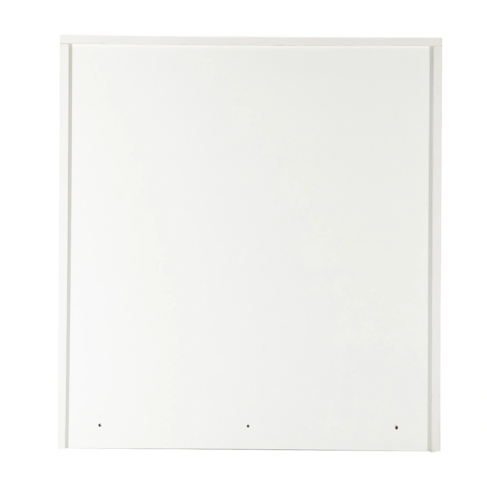 MDF Wood Simple 4-Drawer Dresser White view 2