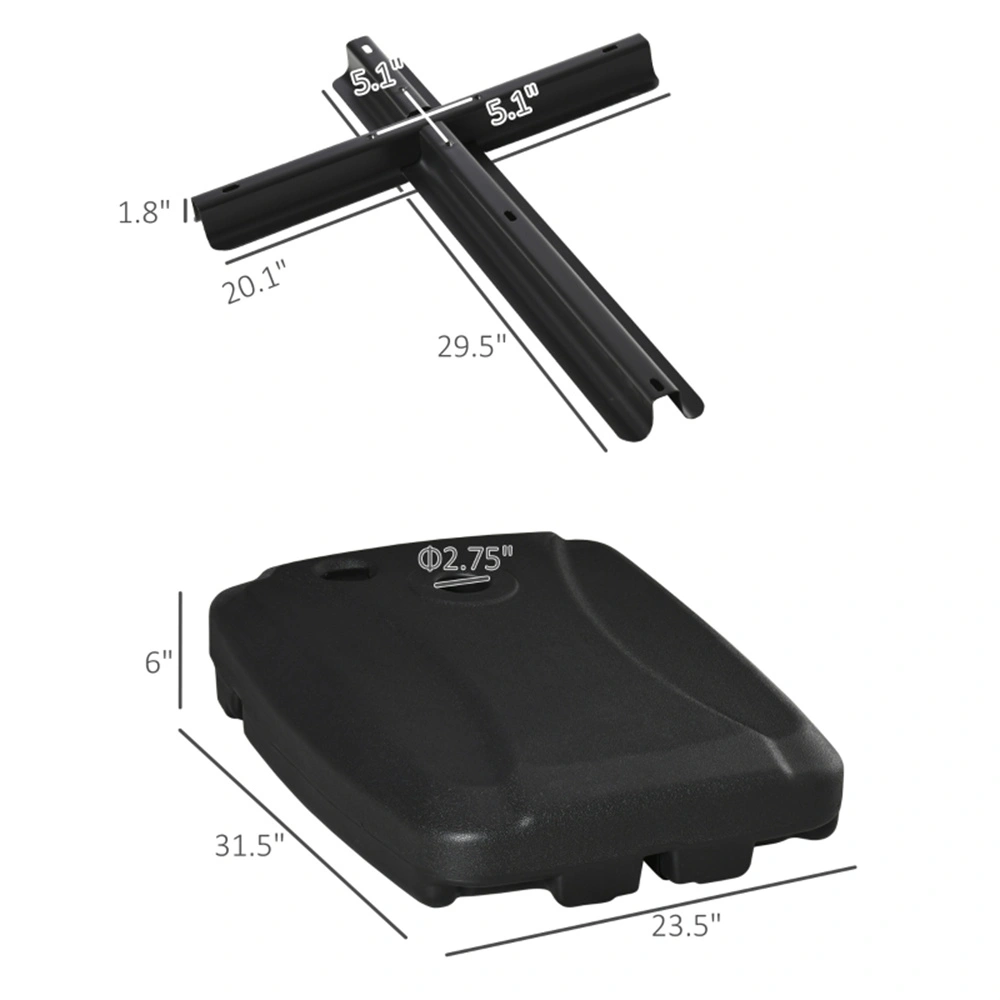 Umbrella Base - Heavy Duty Weighted Base for Patio Umbrella Stand view 3