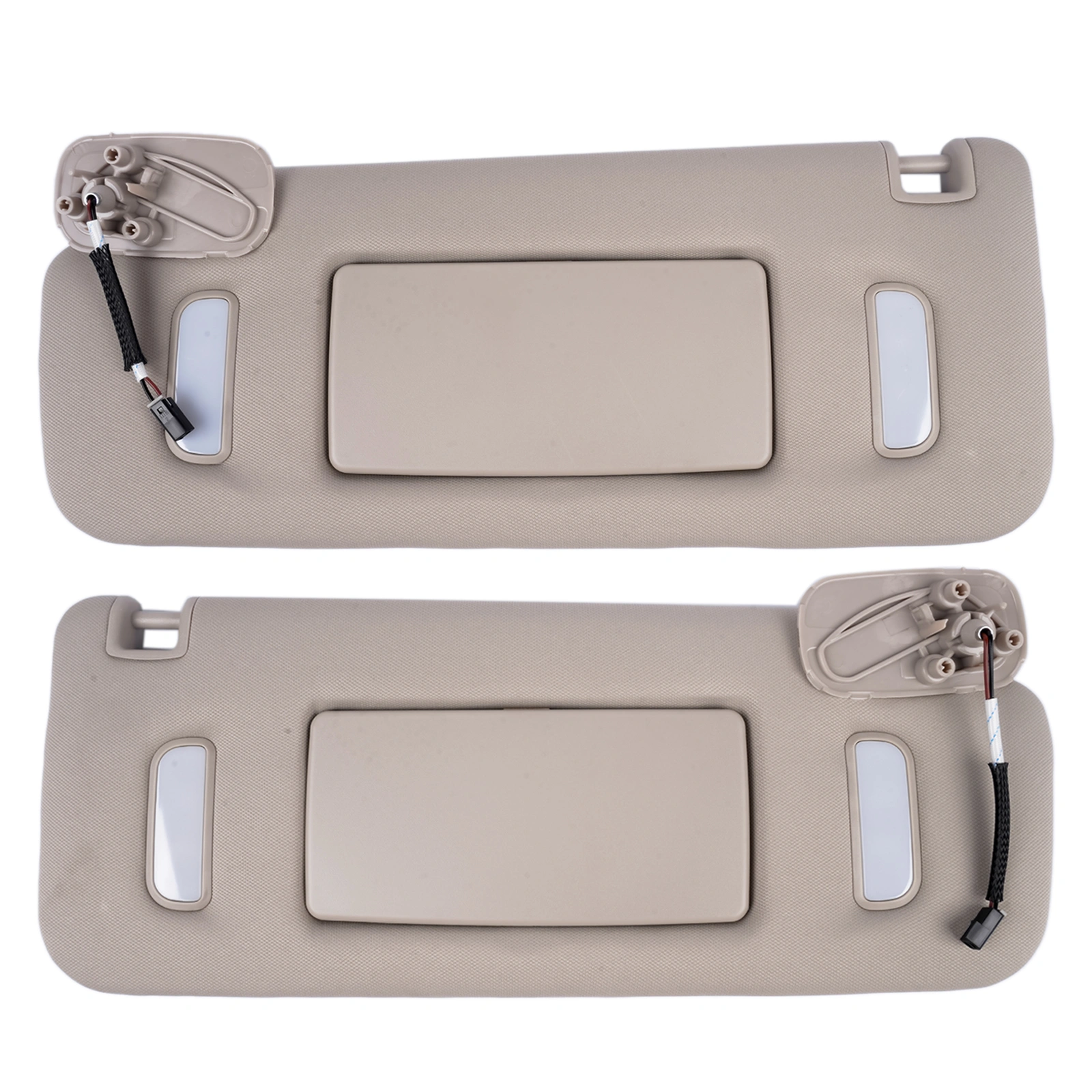 2Pcs Front Left and Right Sun Visors Sunshade for Cadillac Escalade Chevrolet Silverado GMC Yukon XL 1500 2007-2014