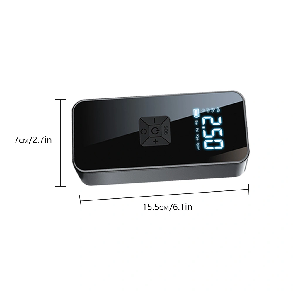 120W Portable Wireless Car Tire Inflator Pump 150PSI Portable Air Compressor Intelligent Digital Display LED Fast view 2