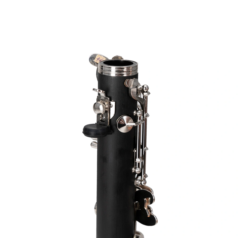 17 Keys Flat B Black Clarinet with Two Mouthpieces Connector for Beginner Student view 16