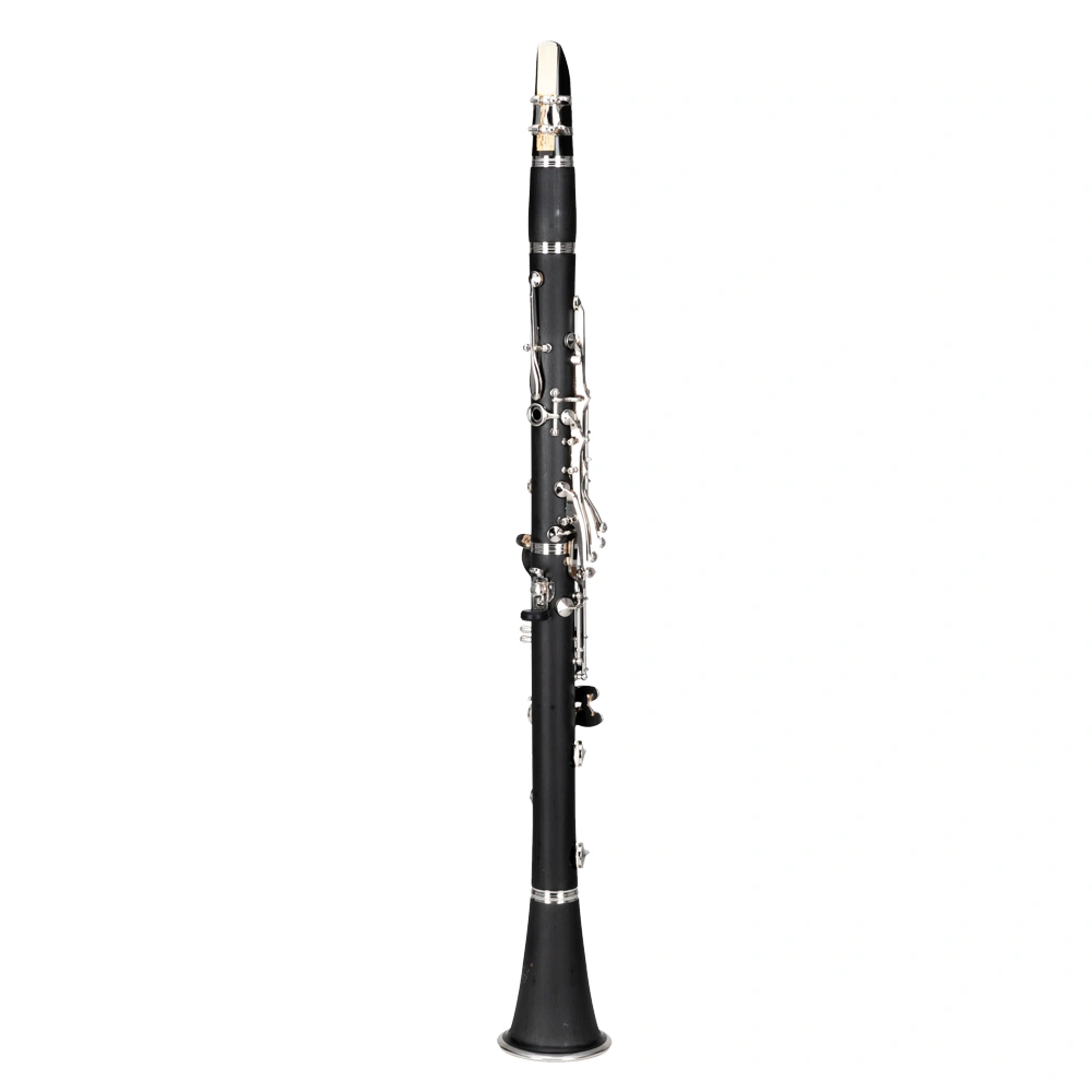 17 Keys Flat B Black Clarinet with Two Mouthpieces Connector for Beginner Student view 17
