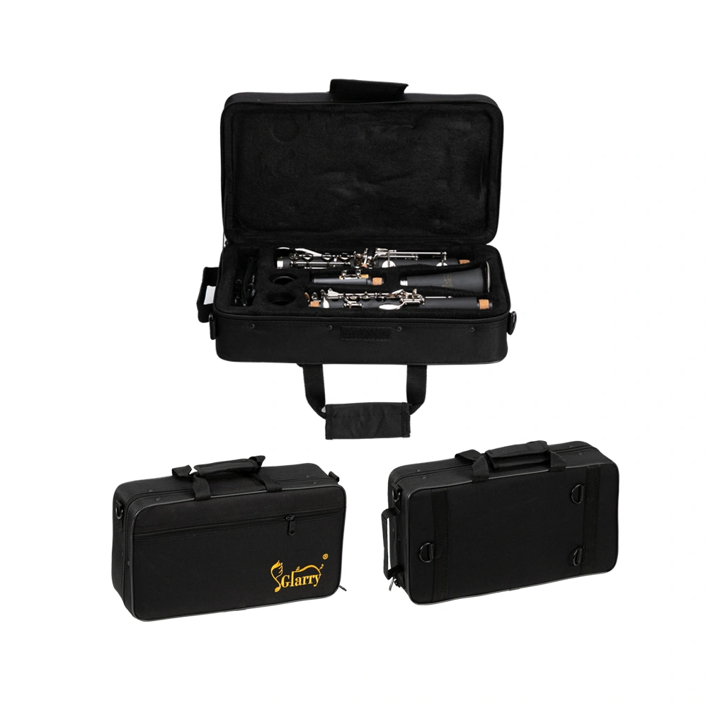 17 Keys Flat B Black Clarinet with Two Mouthpieces Connector for Beginner Student view 31