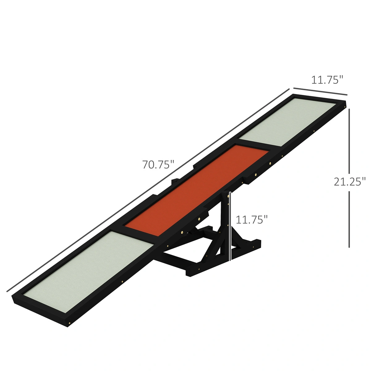 Dog Agility Ramp & Pet Seesaw - Interactive Outdoor Training Equipment for Dogs view 4