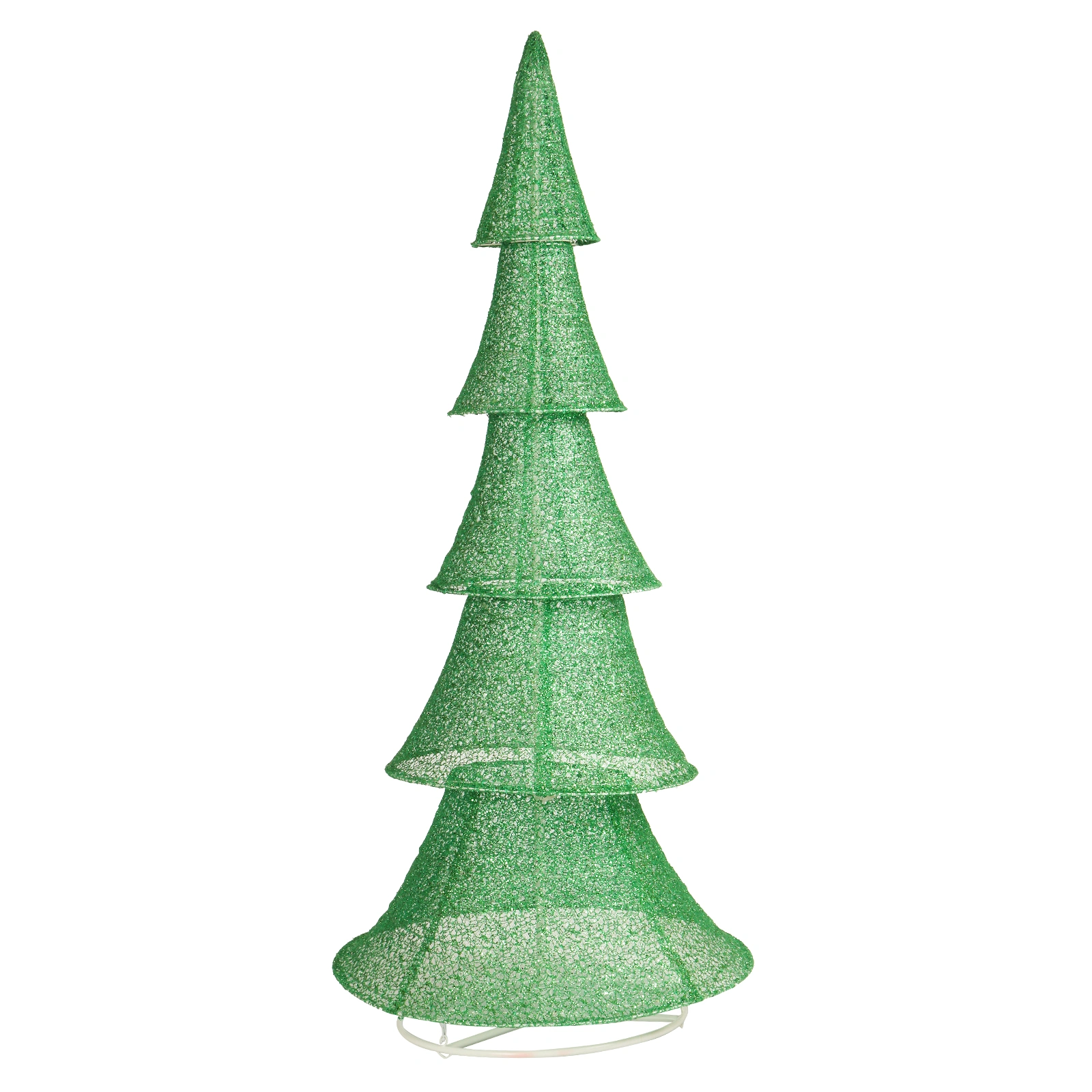 6FT Pre-Lit Christmas Tree, 200 LED Warm White Pull Up Holiday Tree for Outdoor Indoor Yard Decoration, Instant Setup Xmas Display