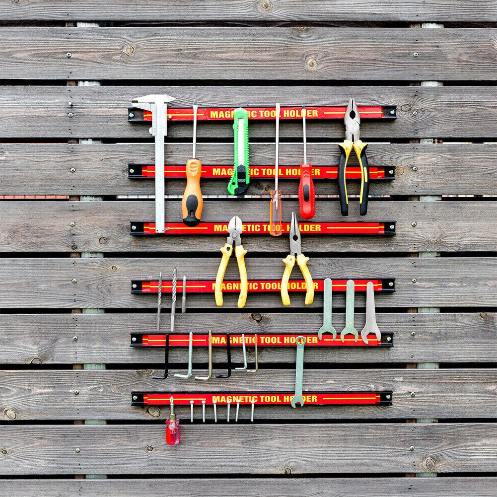 6x18" Heavy Duty Magnetic Tool Bar Storage Holder Rack Garage Wall Holder Strips