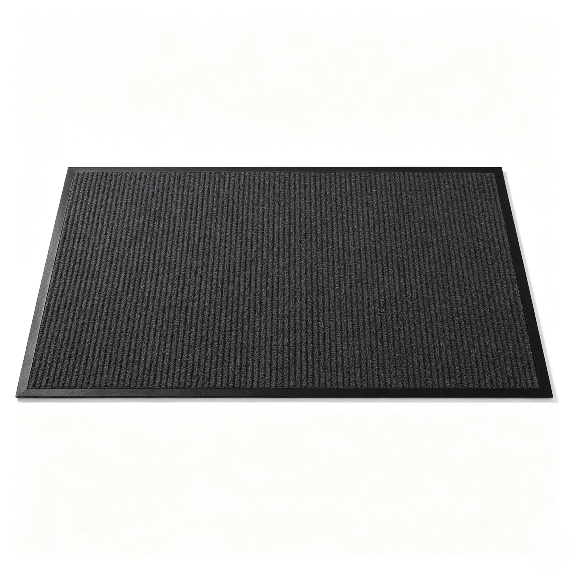 Black PVC Composite Entrance Mat 90x150cm, Heavy Duty Extra-Long Anti-Fatigue Commercial Floor Mat, 1.2cm Thick Floor Protection view 7