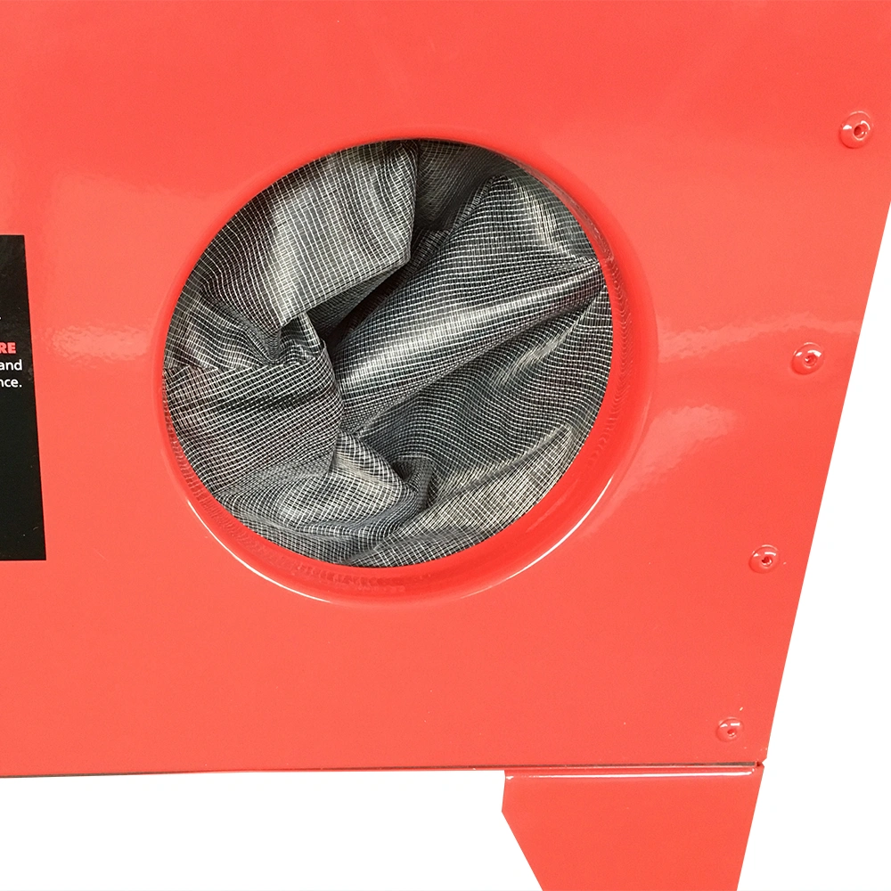 25 Gallon Bench Top Air Sandblasting Cabinet Red | Large Sandblaster Blast Enclosure view 22