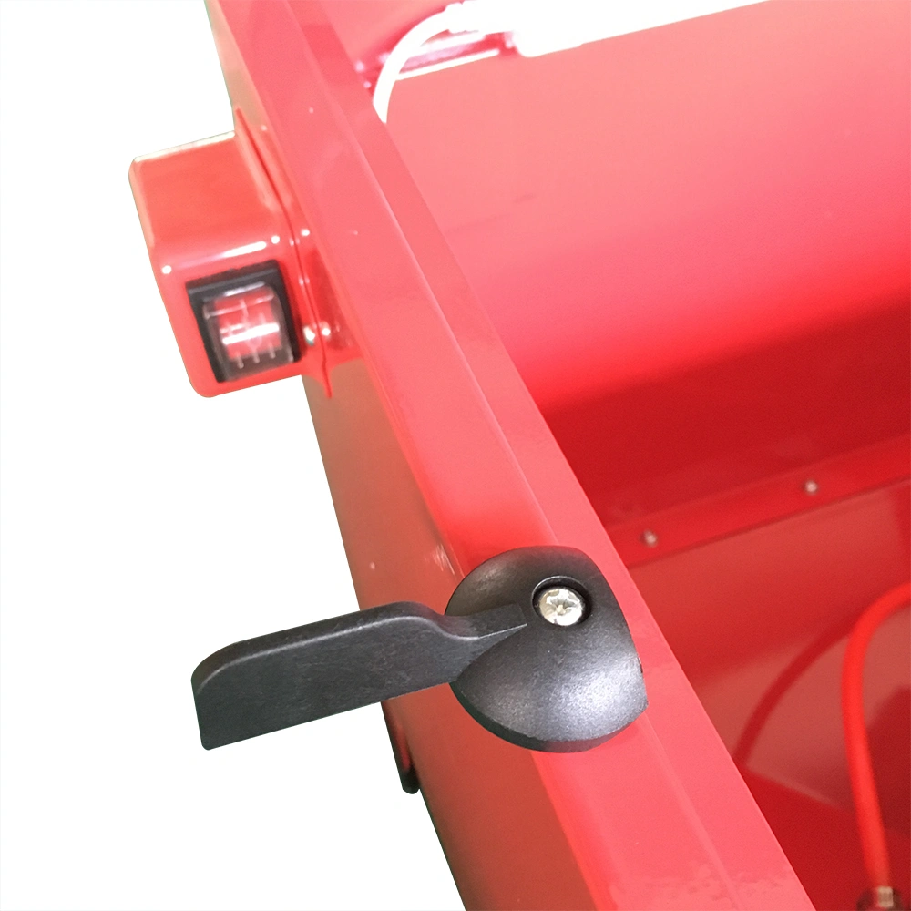 25 Gallon Bench Top Air Sandblasting Cabinet Red | Large Sandblaster Blast Enclosure view 25