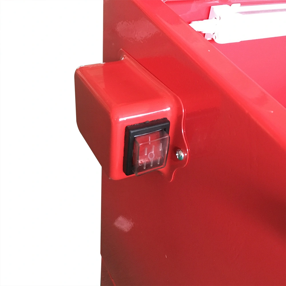 25 Gallon Bench Top Air Sandblasting Cabinet Red | Large Sandblaster Blast Enclosure view 26