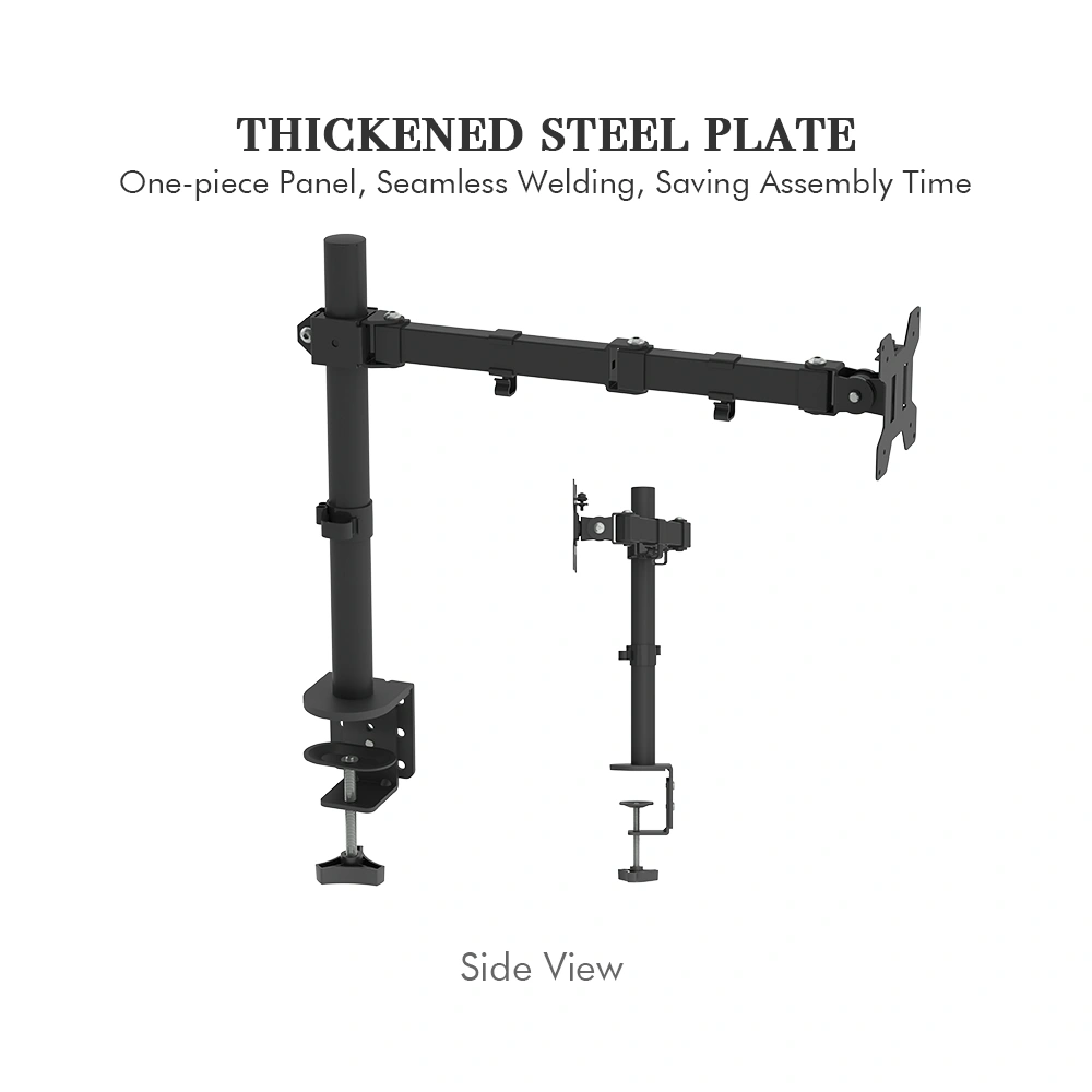 13-27 Inch Adjustable TV Stand Desktop Mount, VESA 100x100, 90° Tilt, 360° Rotation, 180° Swivel, 8kg Load, Model TSND-02 view 7