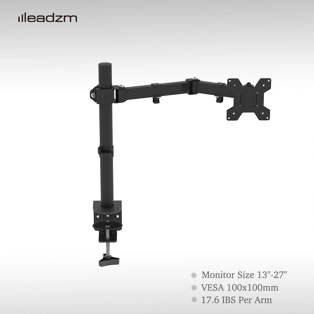 13-27 Inch Adjustable TV Stand Desktop Mount, VESA 100x100, 90° Tilt, 360° Rotation, 180° Swivel, 8kg Load, Model TSND-02 view 8