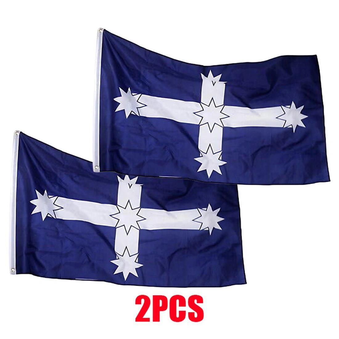 2pcs Eureka Flag 90x60cm 3x2 FT Outdoor Hanging Australian Historical Flags