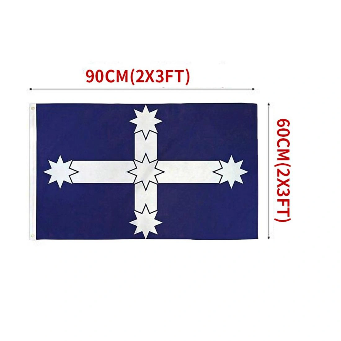 2pcs Eureka Flag 90x60cm 3x2 FT Outdoor Hanging Australian Historical Flags view 5