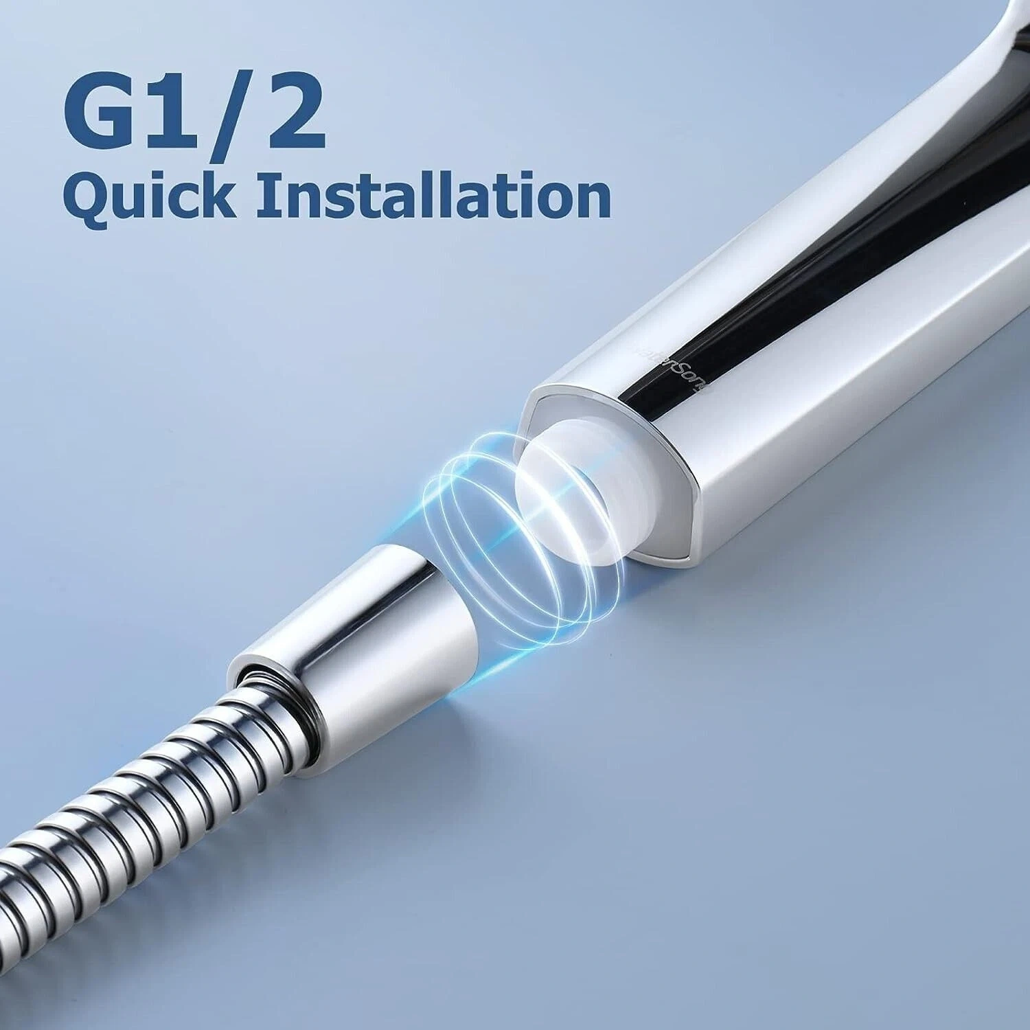 3 Spray Settings High Pressure Shower Head Spray W/ 1.5M Hose Set (US Logistics only For USPS.TK/TMEU only For self-pickup) view 6