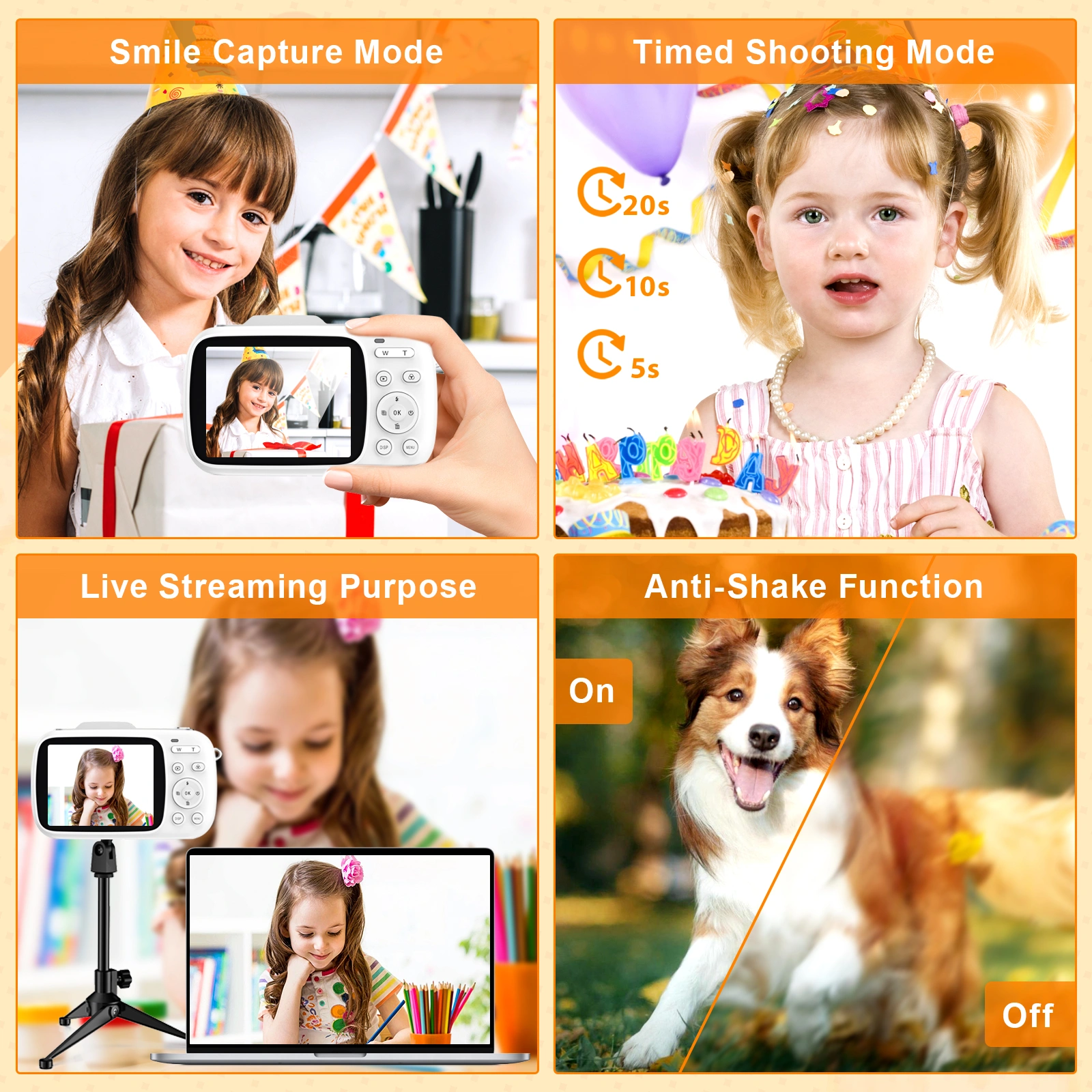 64MP Digital Camera G7, 4K Ultra HD Compact Camera, High Quality Photo & Video Recording for Beginners view 5