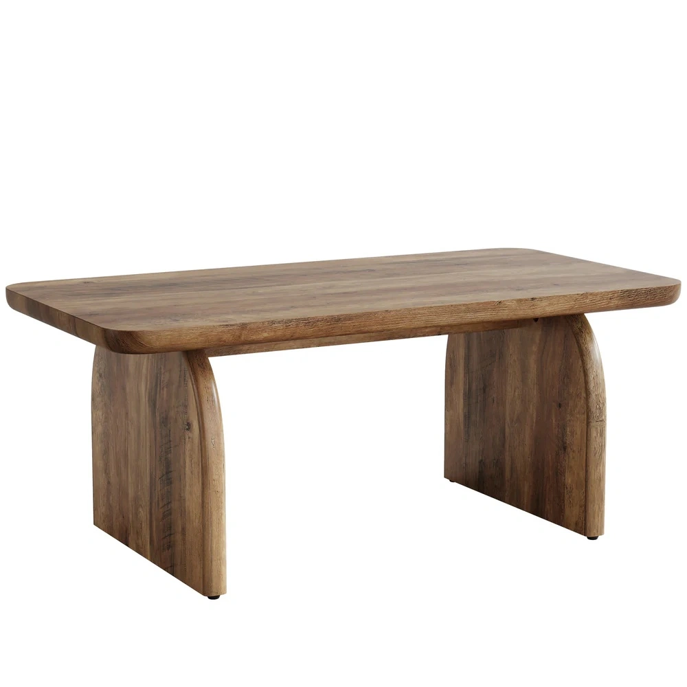 Stylish Coffee Table for Living Room, Center Table with Storage Shelf, Elegant Home Furniture, Easy Assembly view 3