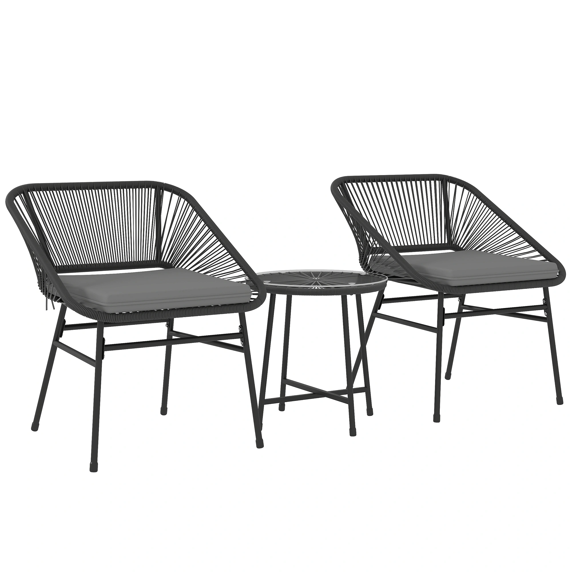 Outdoor Rocking Chair for Garden - Durable Wicker Patio Rocker with Padded Seat, Weatherproof Construction, Easy Assembly