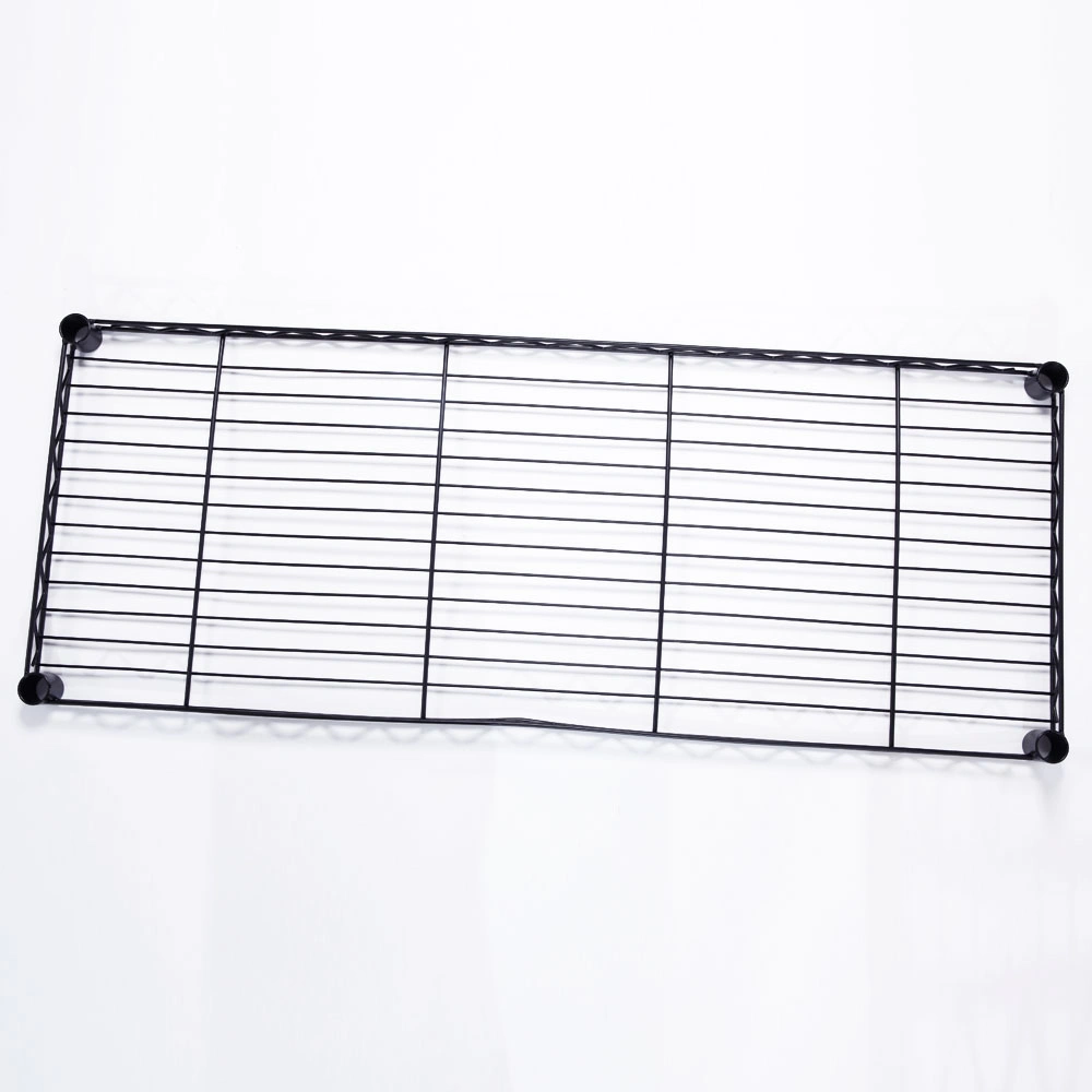 5-Tier Plastic Coated Iron Shelving Unit 165x90x35cm with 1.5" Nylon Wheels Heavy Duty Storage Rack Black view 12