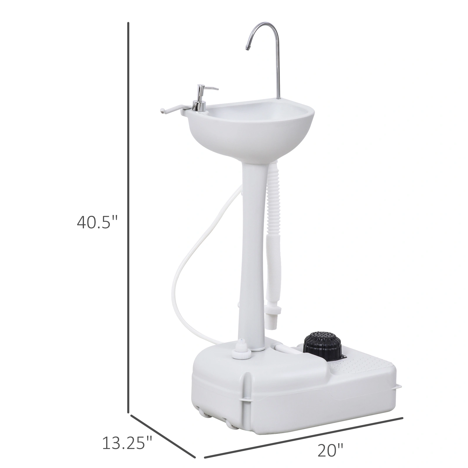 Portable camping sink view 2