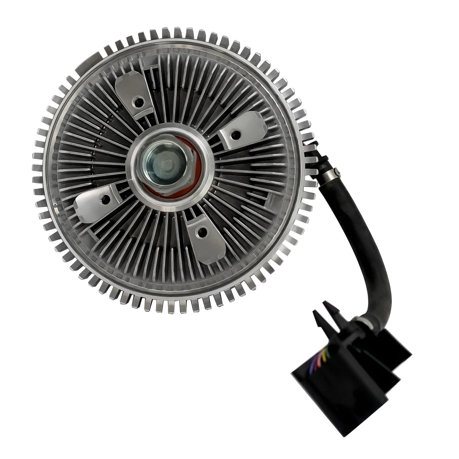 Engine Cooling Fan Blade and Clutch Kit Fits for Buick Rainier Chevrolet Trailblazer GMC Envoy 2002-2009 Black view 9