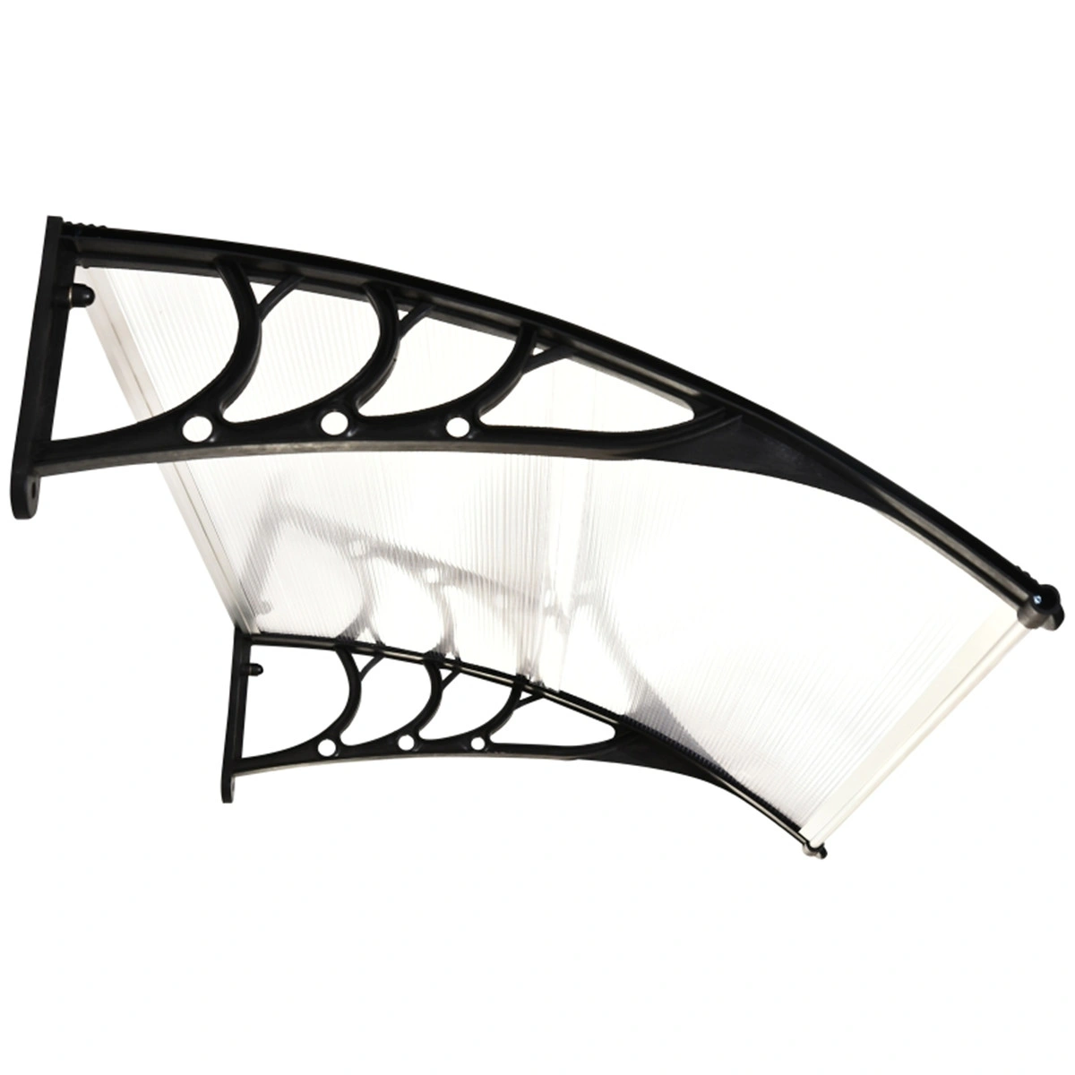 Door Canopy Awning, Waterproof Entryway Rain Snow Guard with UV Protection for Front Porch view 2
