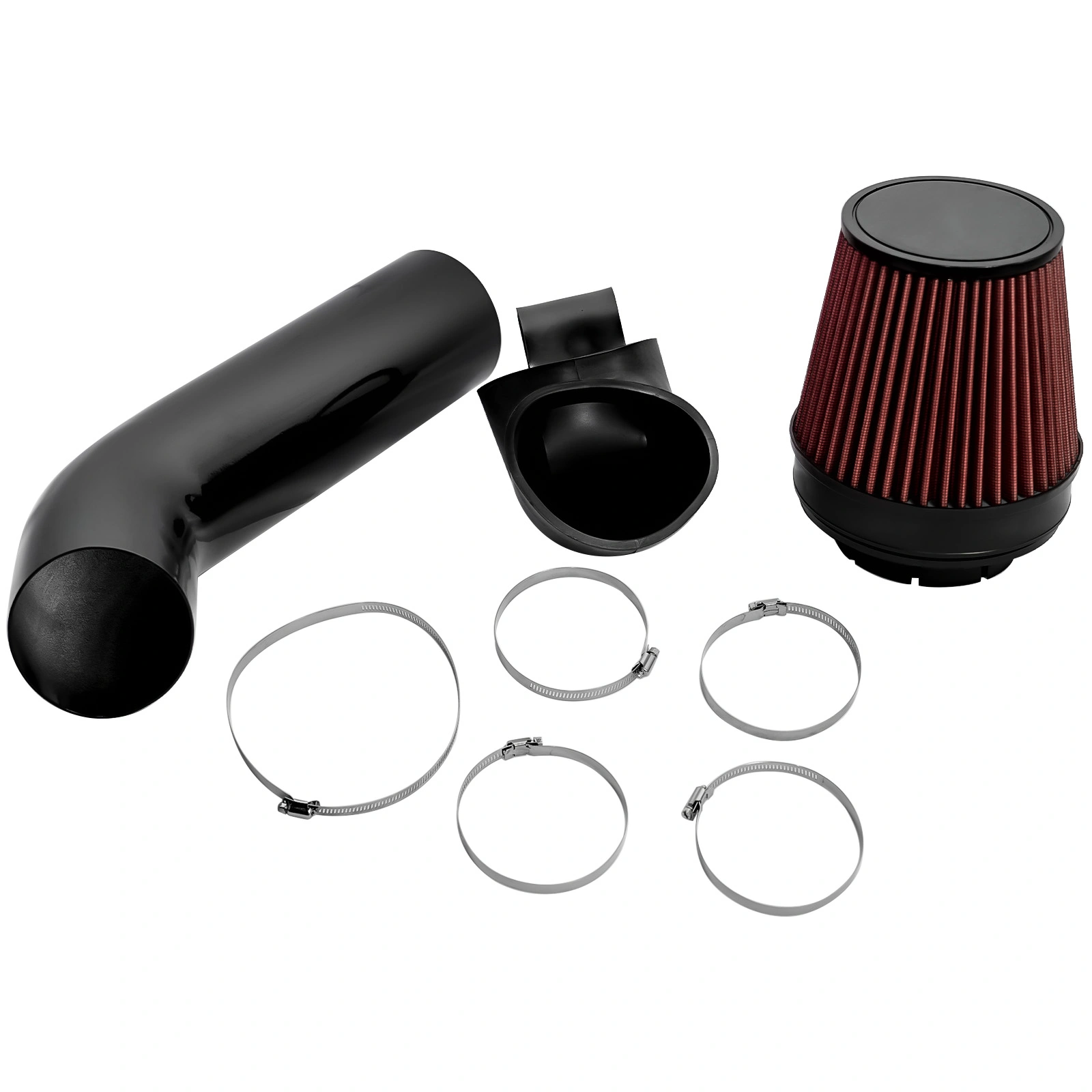 4 Inch LS Swap Cold Air Intake Kit w/ Filter for LSX LS1 LS2 4.8L 5.3L 5.7L 6.0L Engine view 2