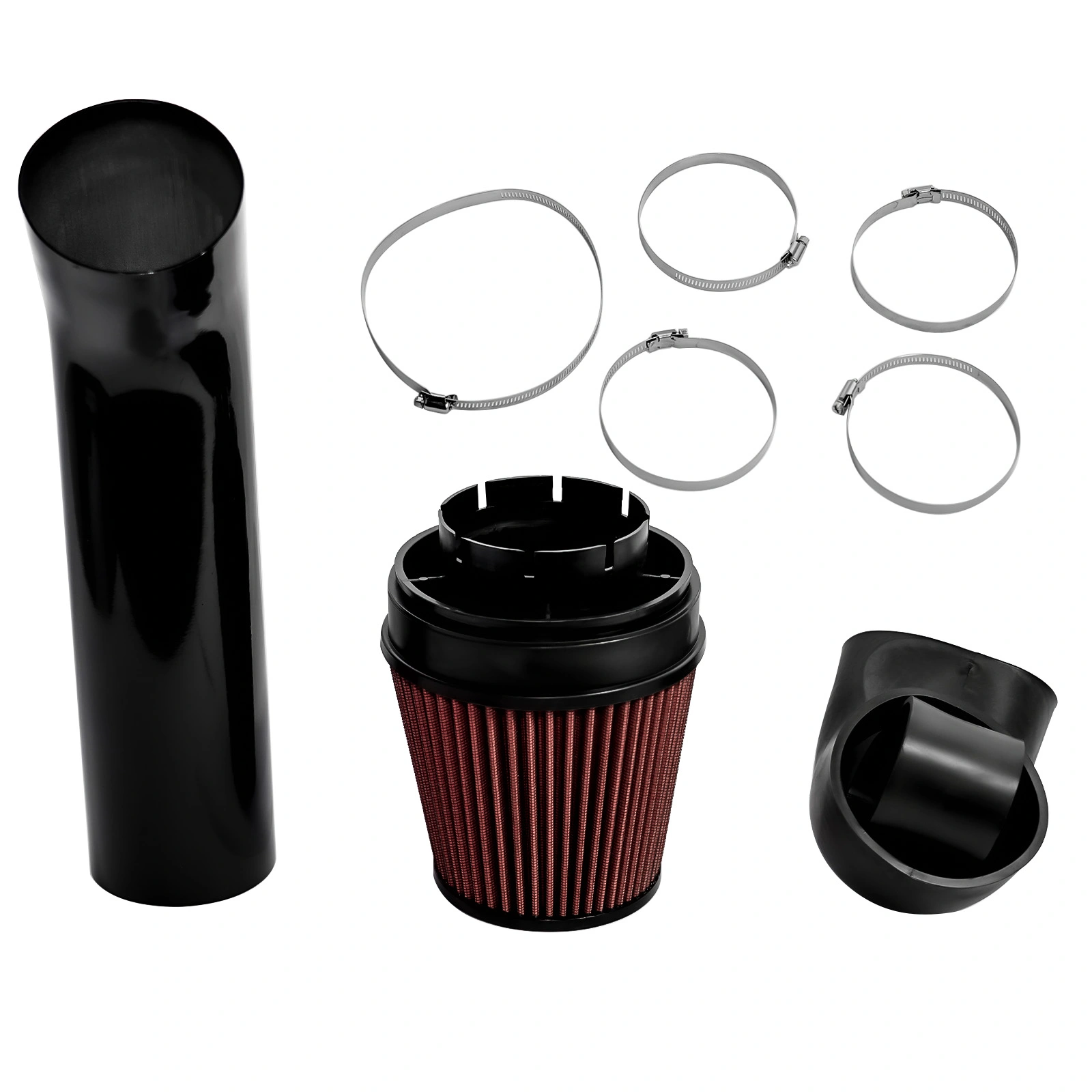 4 Inch LS Swap Cold Air Intake Kit w/ Filter for LSX LS1 LS2 4.8L 5.3L 5.7L 6.0L Engine view 3