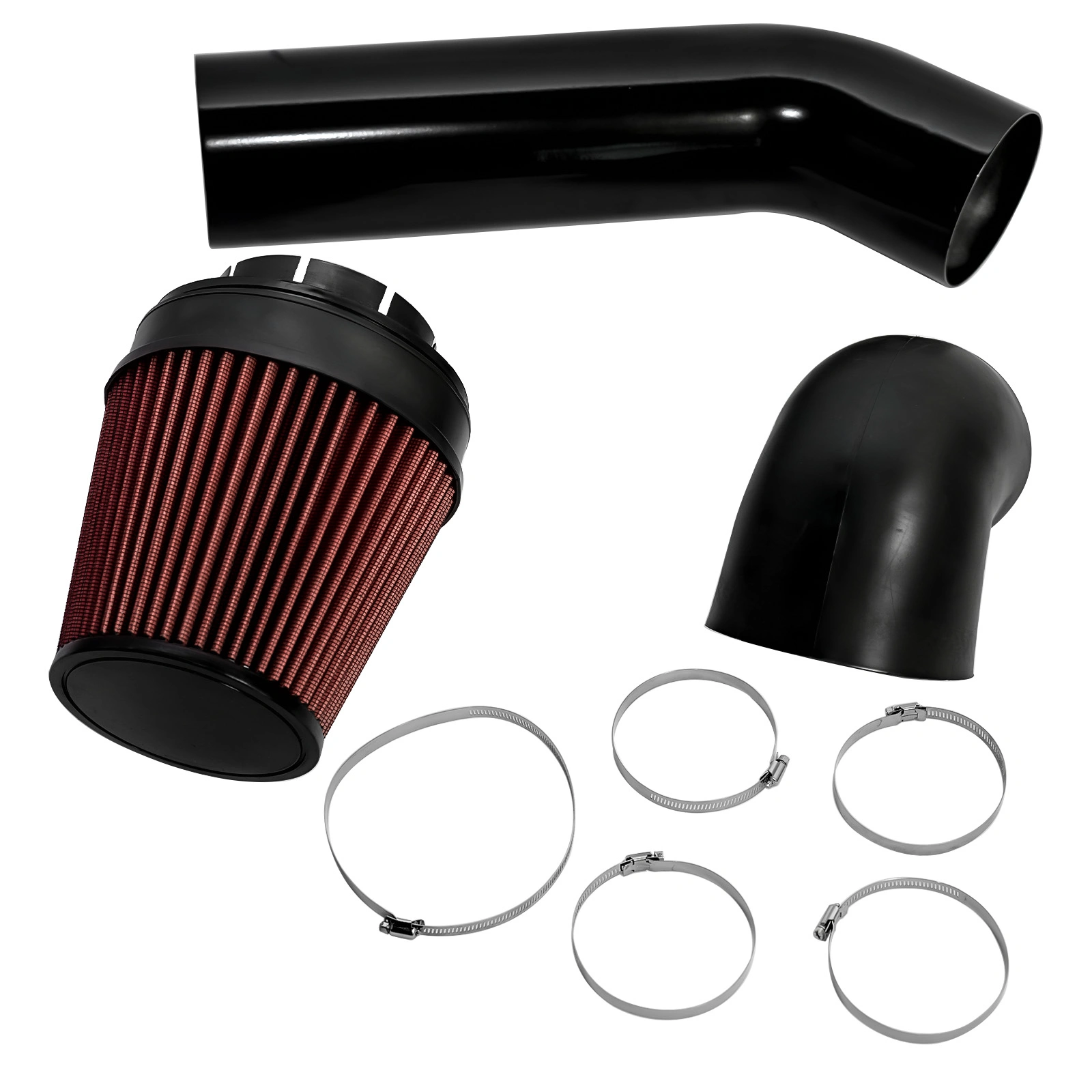 4 Inch LS Swap Cold Air Intake Kit w/ Filter for LSX LS1 LS2 4.8L 5.3L 5.7L 6.0L Engine view 5
