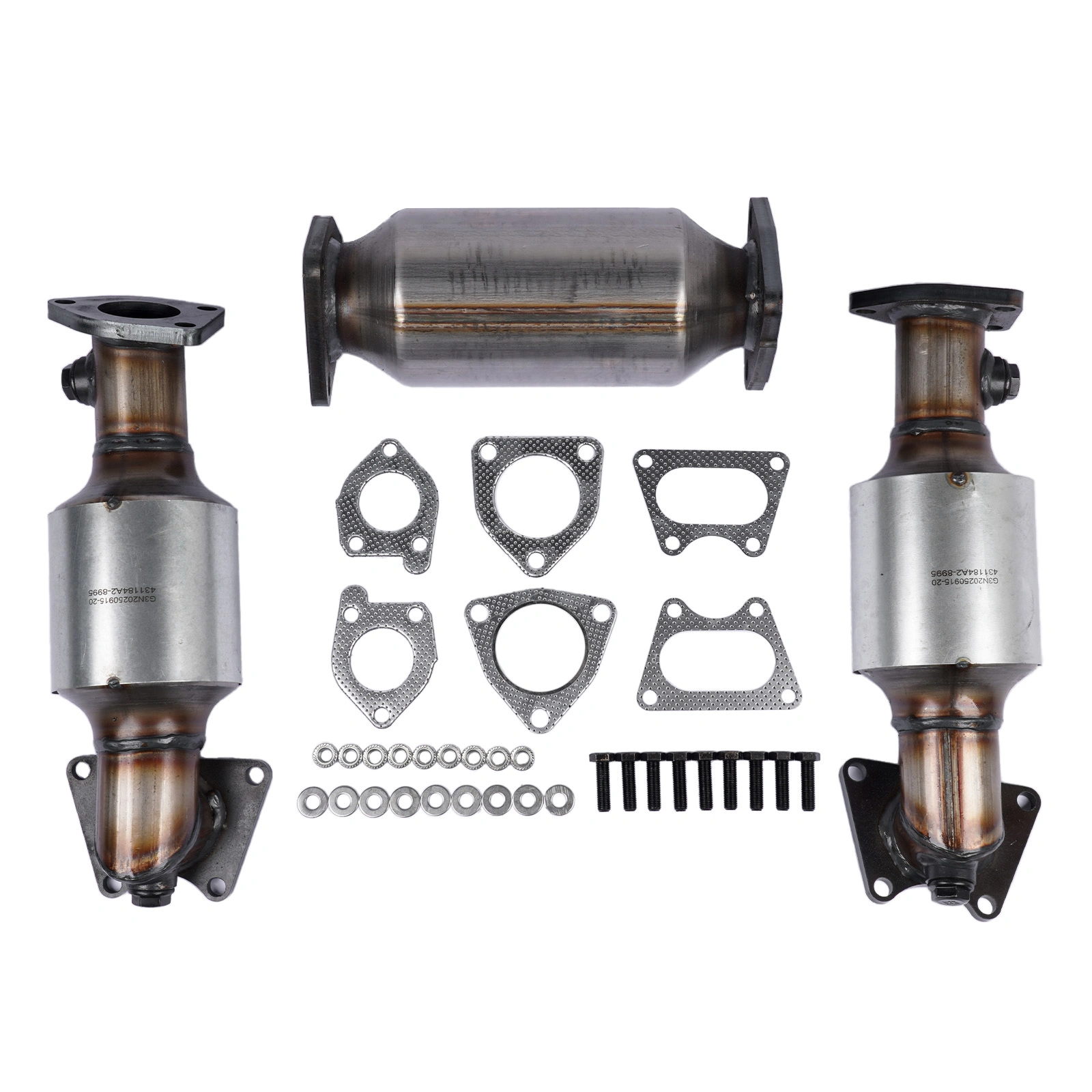3x Catalytic Converters Kit Fit for Honda Accord 3.0L 2003-2007 45106 45107 45108