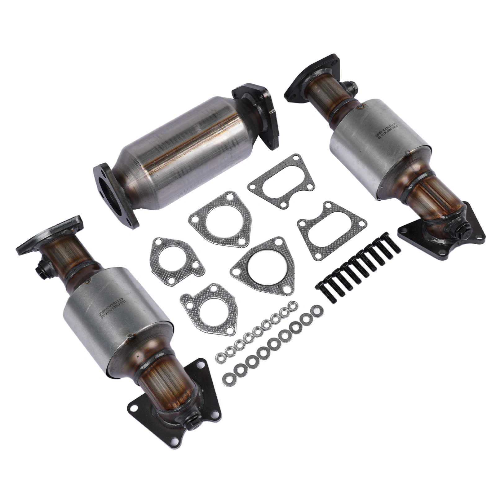 3x Catalytic Converters Kit Fit for Honda Accord 3.0L 2003-2007 45106 45107 45108 view 4