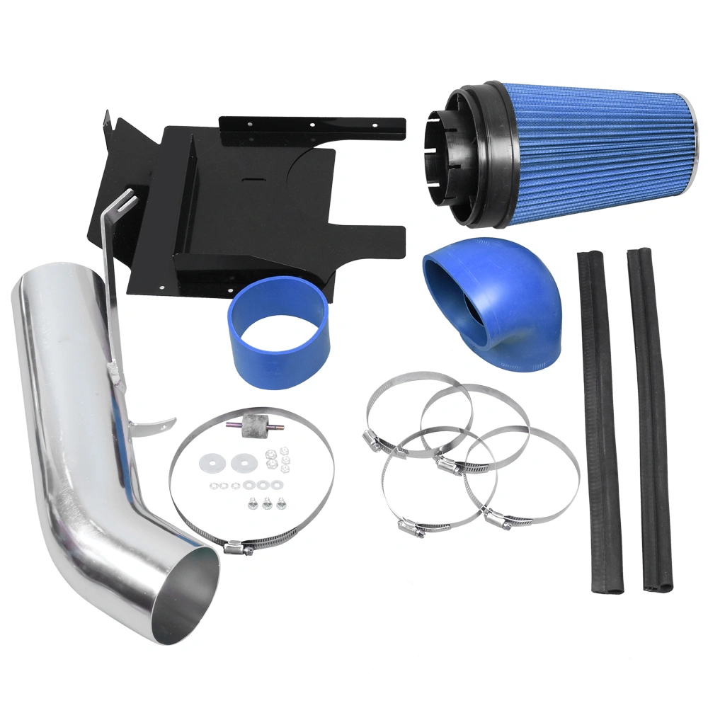 4 Inch Cold Air Intake Induction Kit Filter for GMC Chevrolet 1999-2006 V8 4.8L 5.3L 6.0L Blue view 24