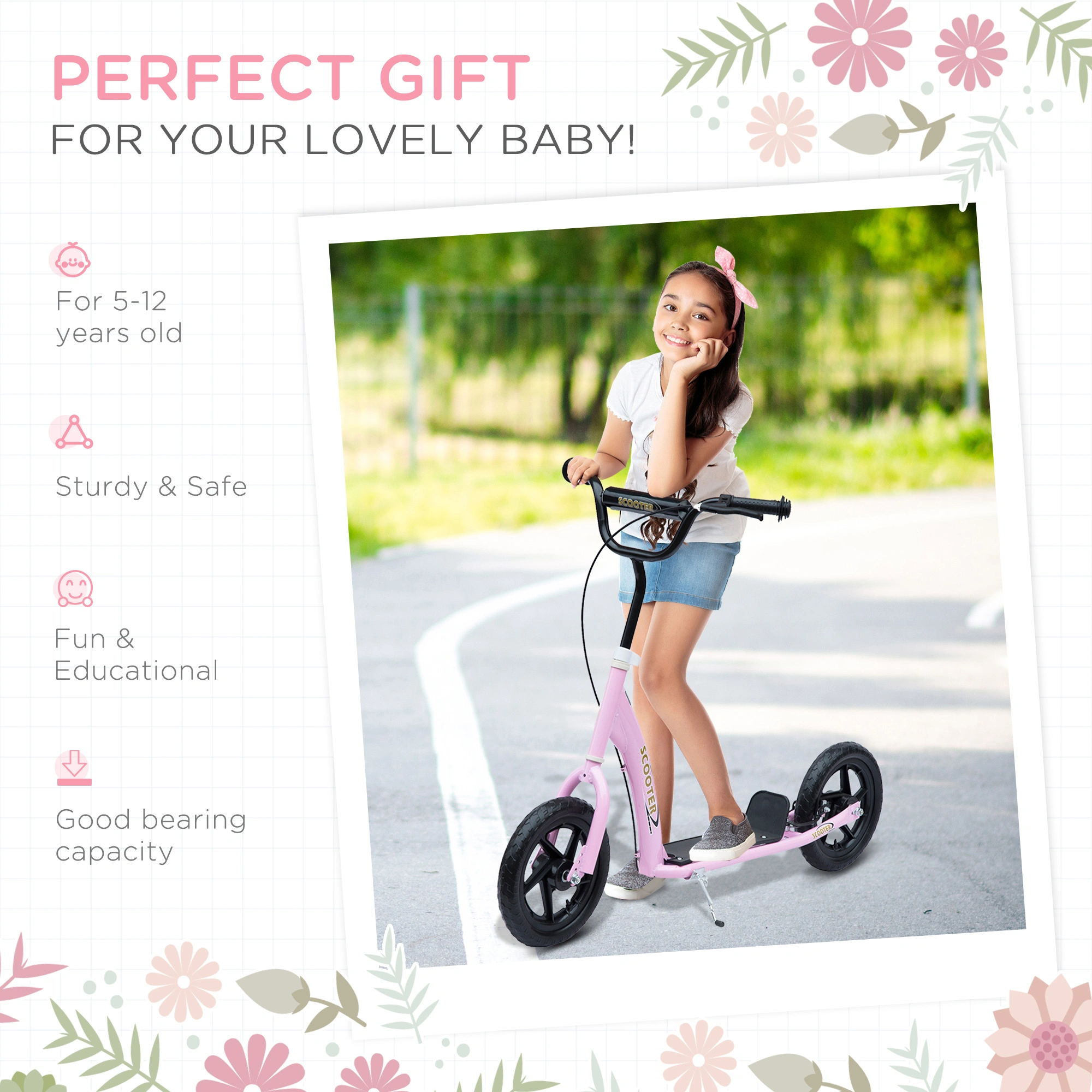 Electric Ride-On Children's Car, Battery-Powered Kids Toy Vehicle with Remote Control, Safety Belt view 3