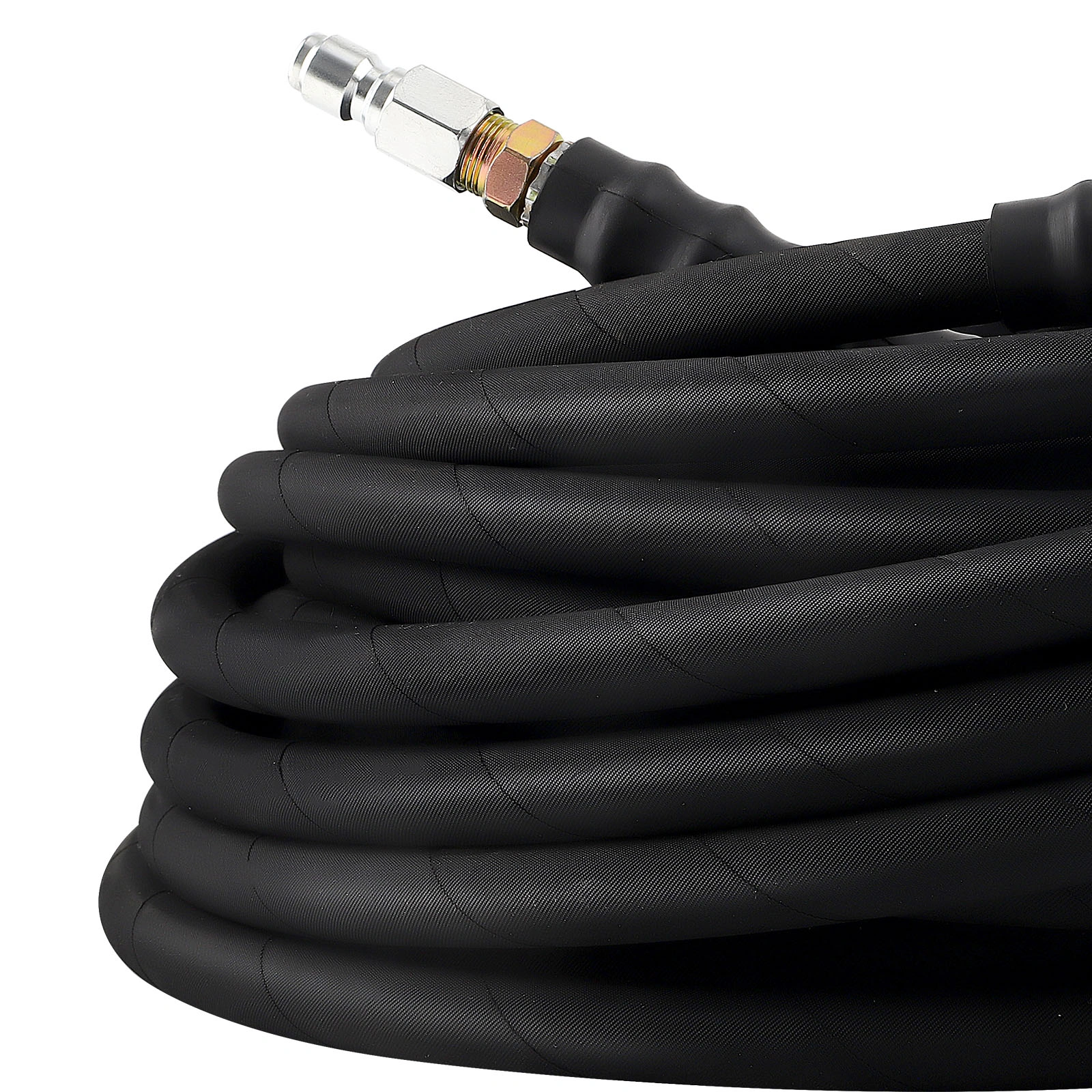 Non-Marking 2-Braid R2 HighTem Water Pressure Washer Hose 3/8" x 100ft 6000psi view 6