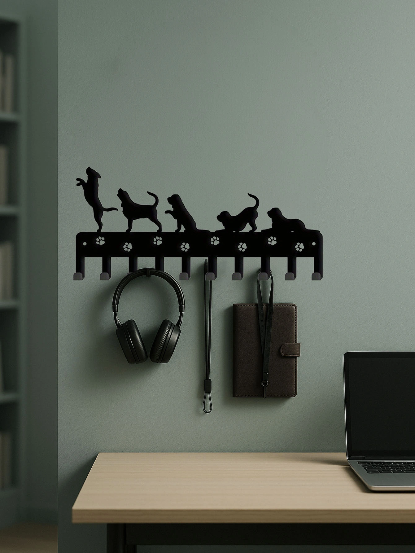 CIFbuy™ Create An Organized Oasis: Animal-Inspired Upright Keychain Hook Rack - Detachable Wall Storage | Utility For Every Space Wall Sculptures.(TikTok/temu self-pickup orders) view 4